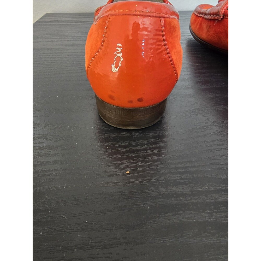 Gucci Loafer, Vintage, Red, Velvet/Patent, Size 35  good used condition - Picture 11 of 12